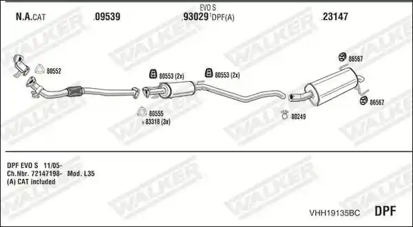 WALKER VHH19135BC