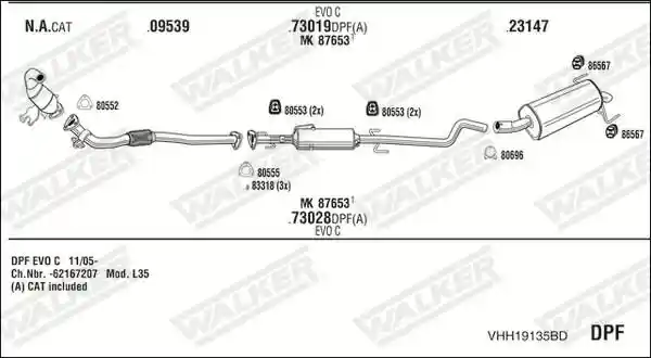 WALKER VHH19135BD
