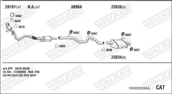 WALKER VHH23255AA