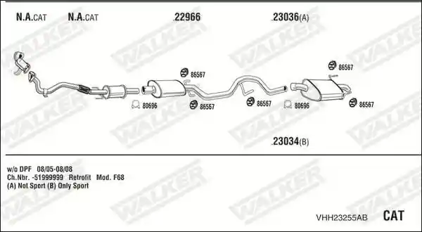 WALKER VHH23255AB