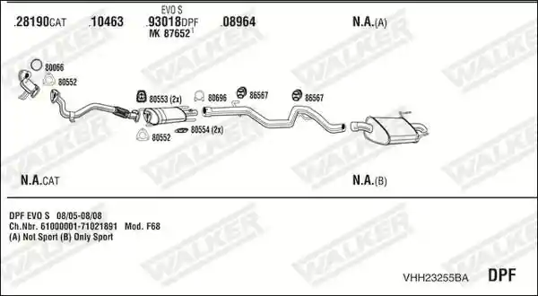 WALKER VHH23255BA