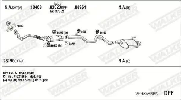 WALKER VHH23255BB
