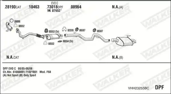 WALKER VHH23255BC