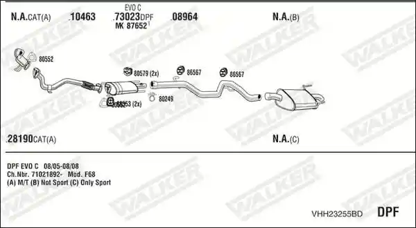 WALKER VHH23255BD