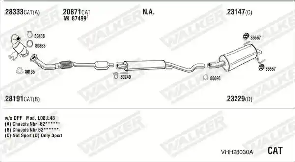 WALKER VHH28030A