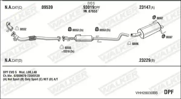 WALKER VHH28030BB