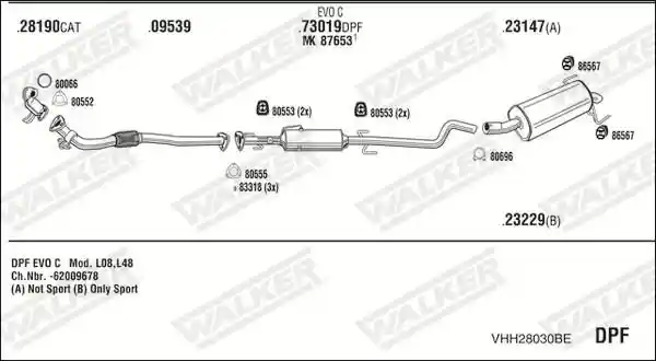 WALKER VHH28030BE
