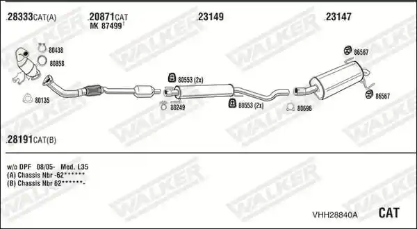 WALKER VHH28840A