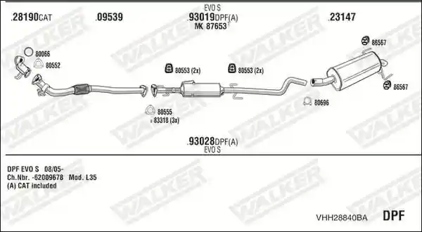WALKER VHH28840BA