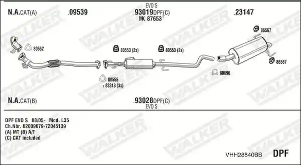 WALKER VHH28840BB