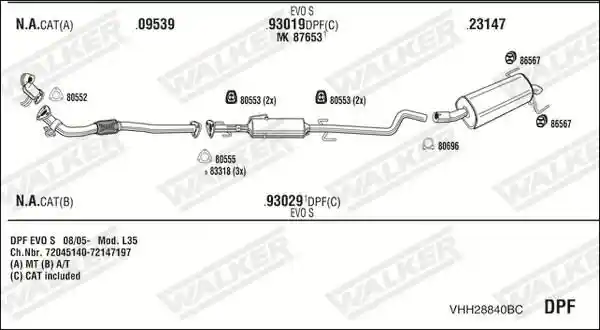 WALKER VHH28840BC