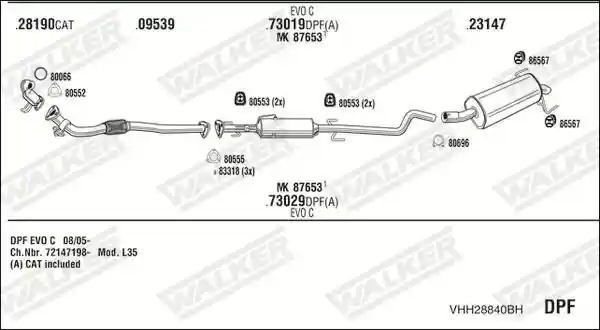 WALKER VHH28840BH
