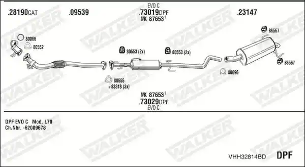 WALKER VHH32814BD
