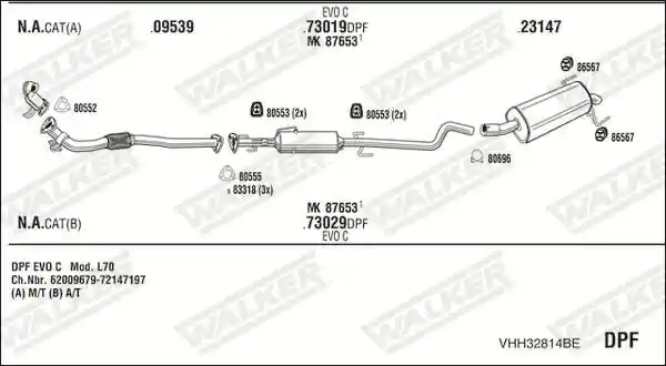 WALKER VHH32814BE