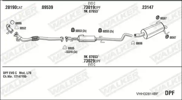 WALKER VHH32814BF