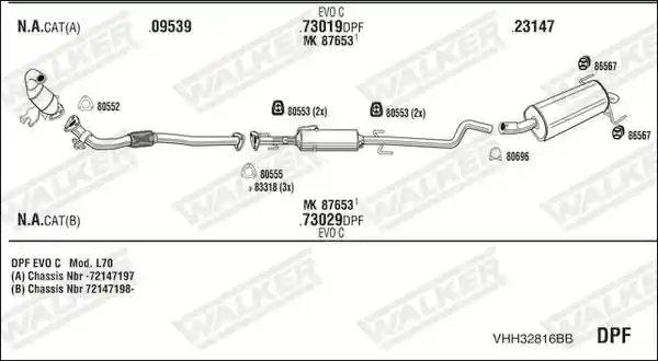 WALKER VHH32816BB