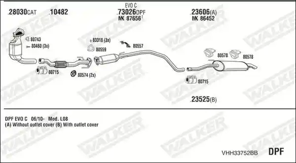WALKER VHH33752BB