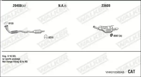 WALKER VHK010382AB