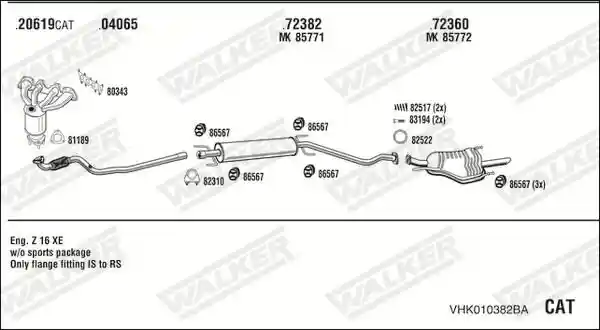 WALKER VHK010382BA