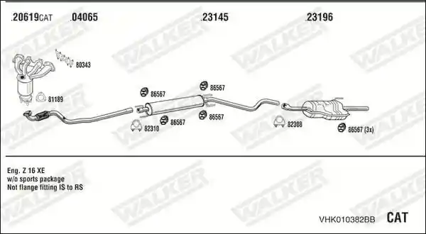 WALKER VHK010382BB