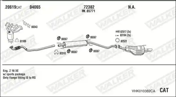 WALKER VHK010382CA
