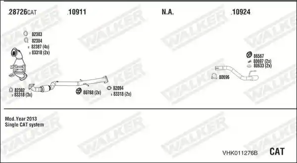 WALKER VHK011276B
