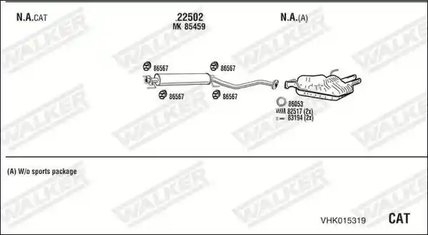 WALKER VHK015319