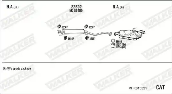 WALKER VHK015321