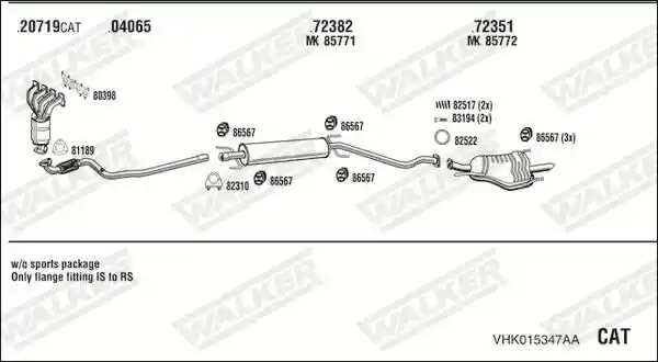 WALKER VHK015347AA