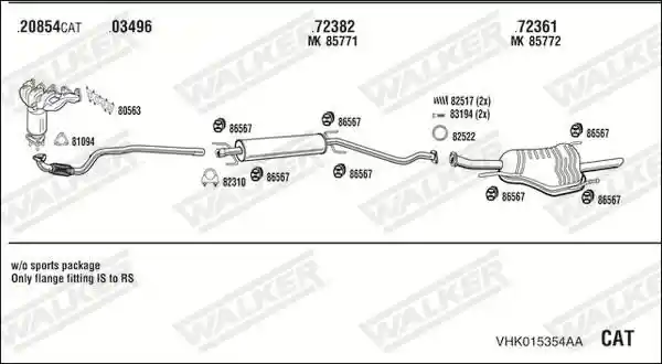 WALKER VHK015354AA