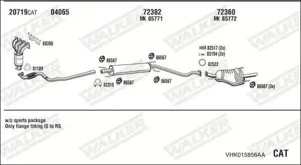 WALKER VHK015856AA