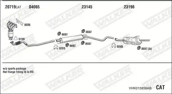 WALKER VHK015856AB