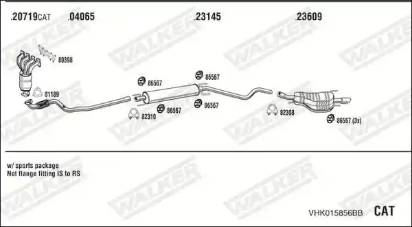 WALKER VHK015856BB