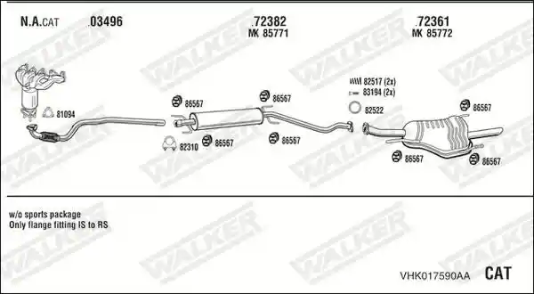 WALKER VHK017590AA
