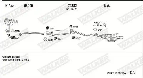 WALKER VHK017590BA