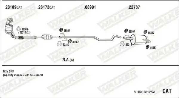 WALKER VHK018125A