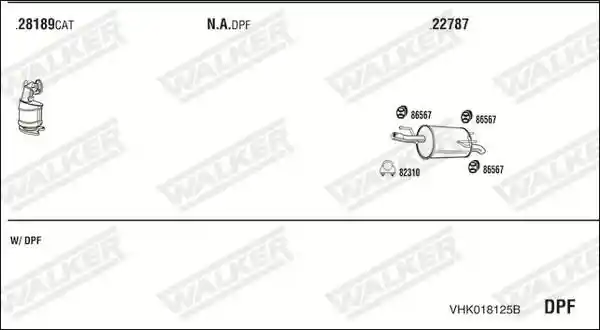 WALKER VHK018125B