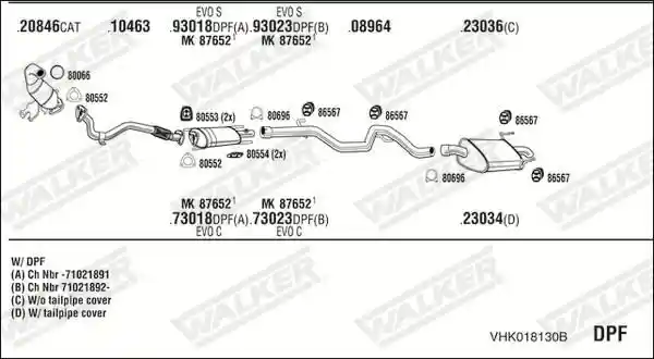 WALKER VHK018130B