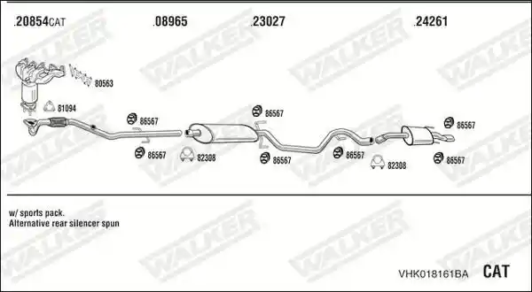 WALKER VHK018161BA