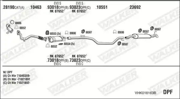 WALKER VHK018163B