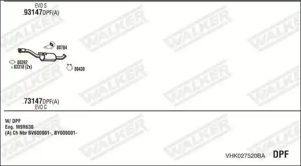 WALKER VHK027520BA