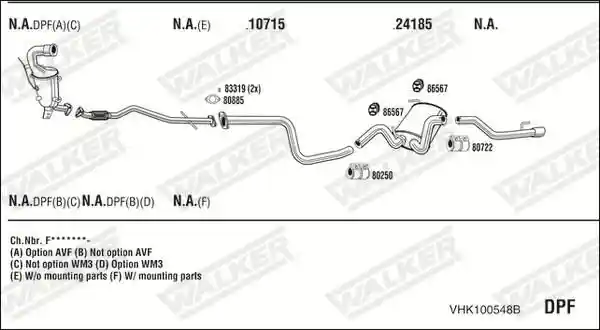 WALKER VHK100548B