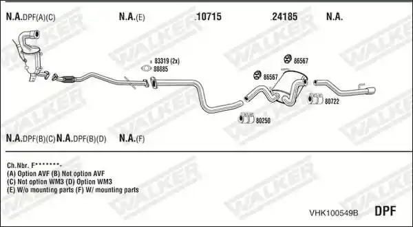 WALKER VHK100549B