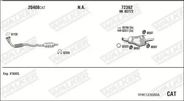 WALKER VHK123680A