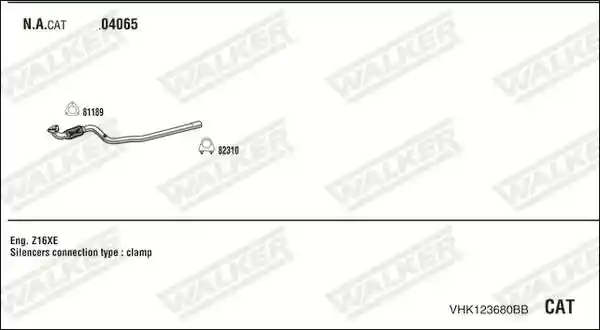 WALKER VHK123680BB