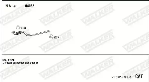WALKER VHK123682BA