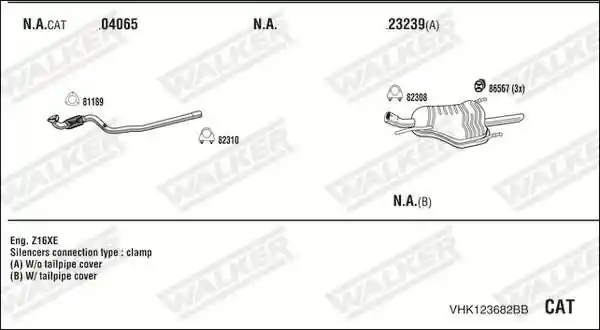 WALKER VHK123682BB