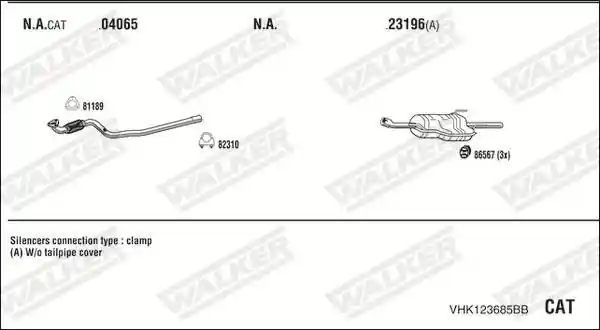 WALKER VHK123685BB