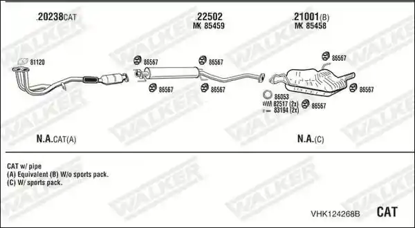 WALKER VHK124268B