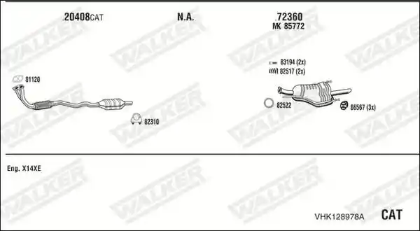 WALKER VHK128978A